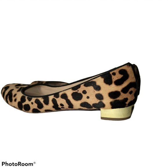J. Crew Collection $298 Janey Cheetah Calf Hair    SB3 - Picture 3 of 12